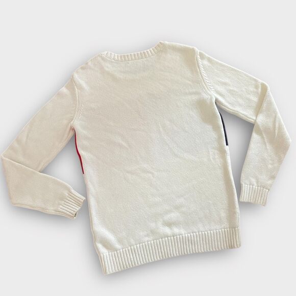 Tommy Hilfiger Logo Knit Sweater Sz S Preppy Yacht - Picture 3 of 4